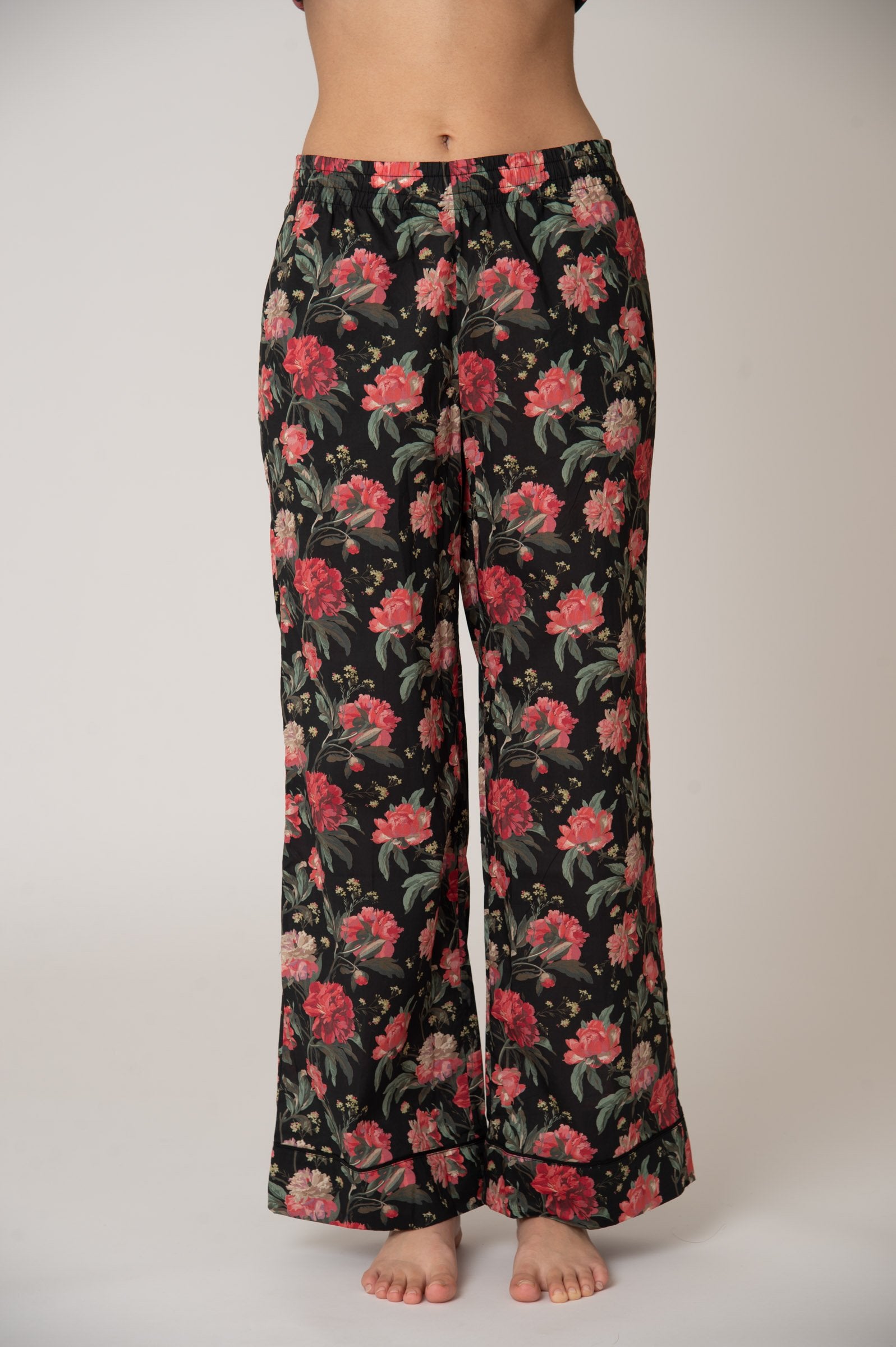 Katro Colony Cotton Pajama Set Decadent Blooms
