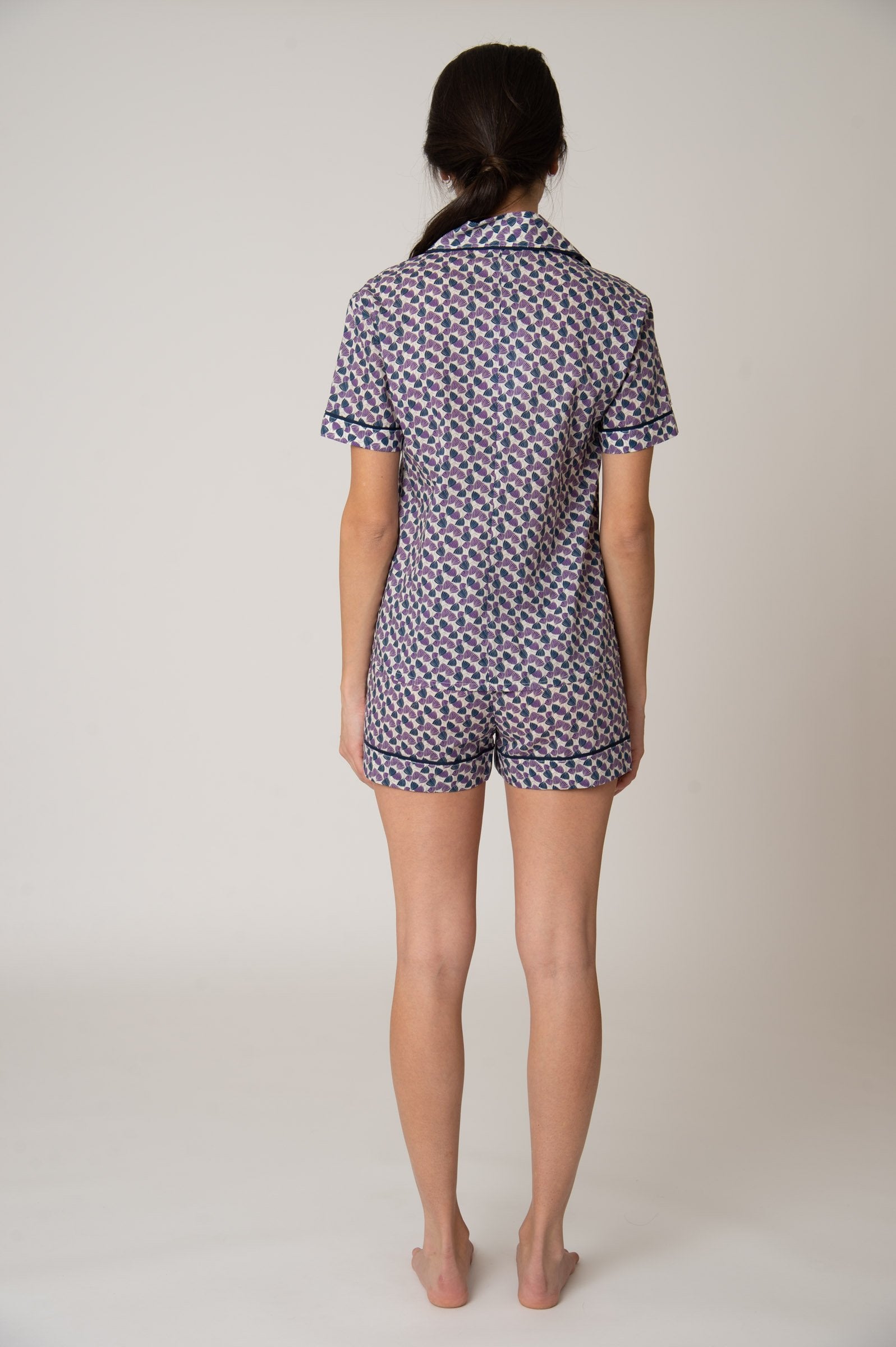 Katro Latigo Pajama Shorts Set Deco Wings