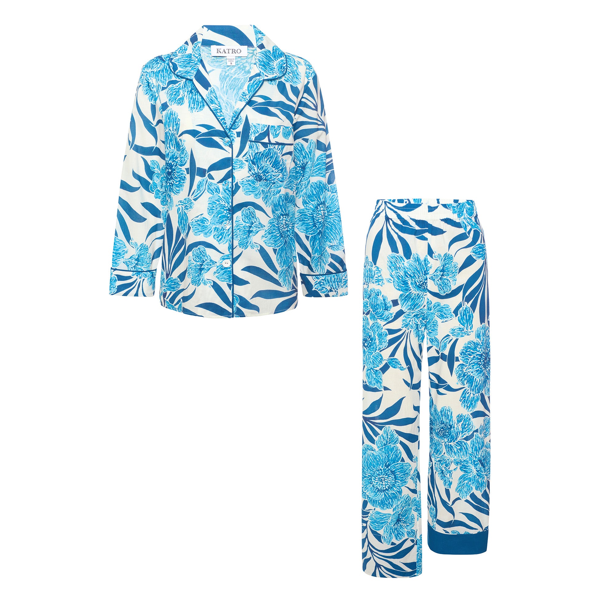 Broad Beach Capri Cotton Pajamas