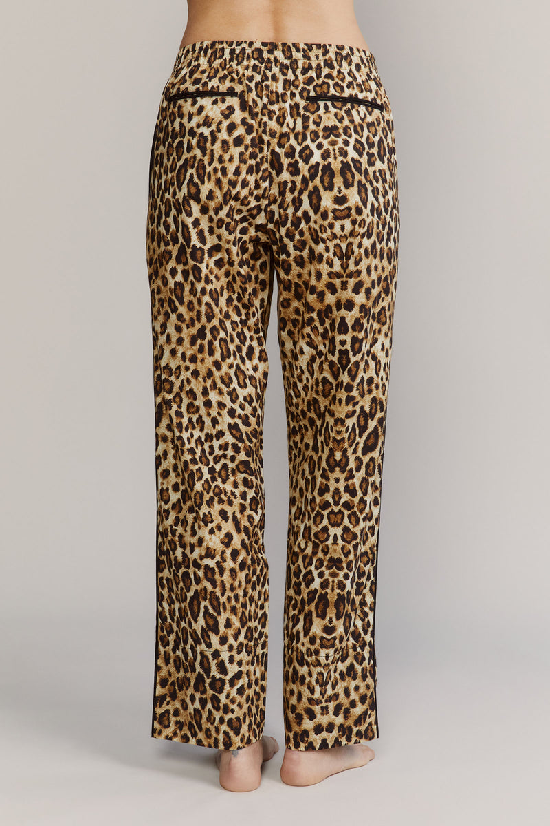 Katro - Broad Beach Leopard Back Pants