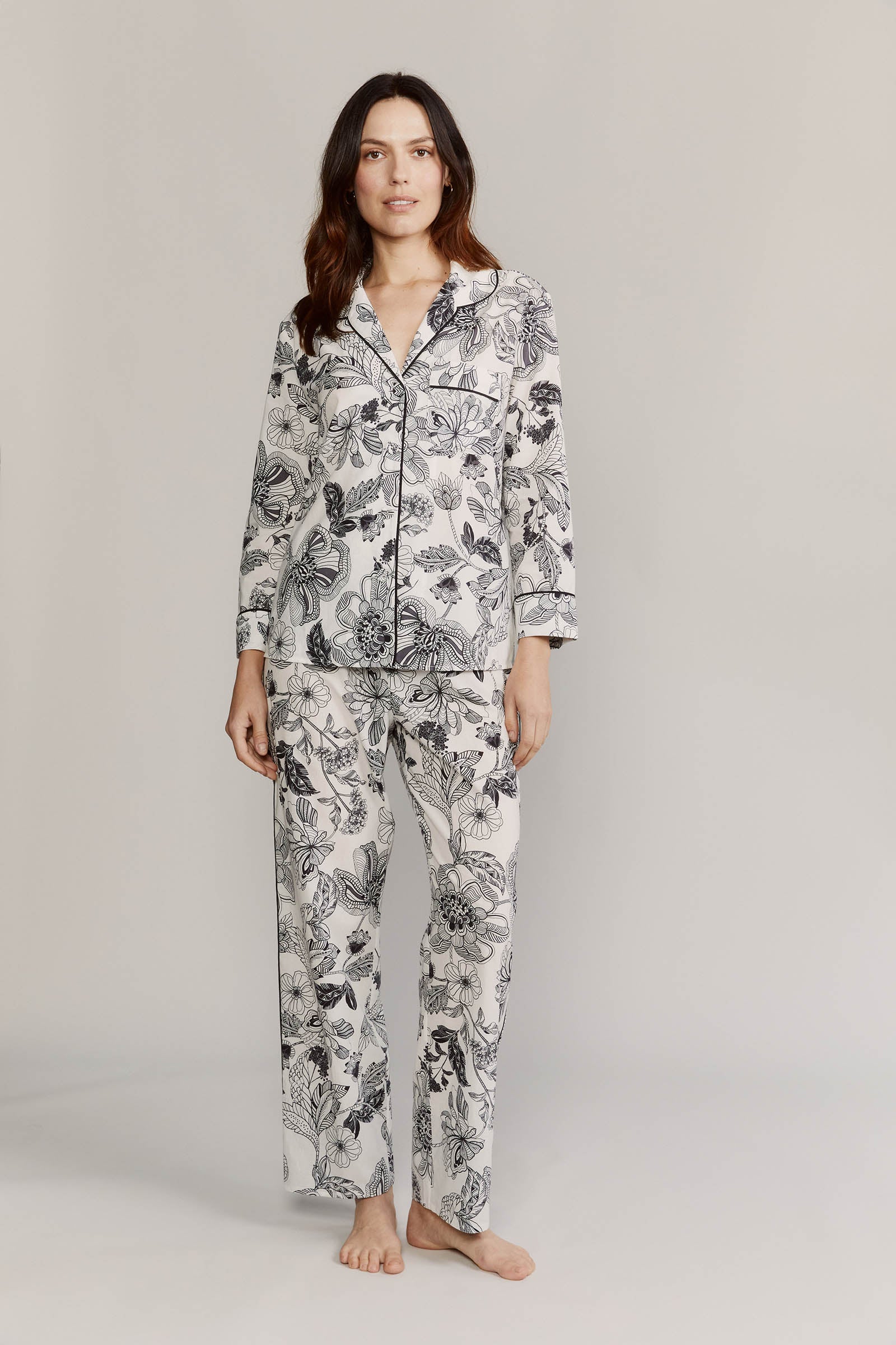 Broad Beach Front Noire Floral 