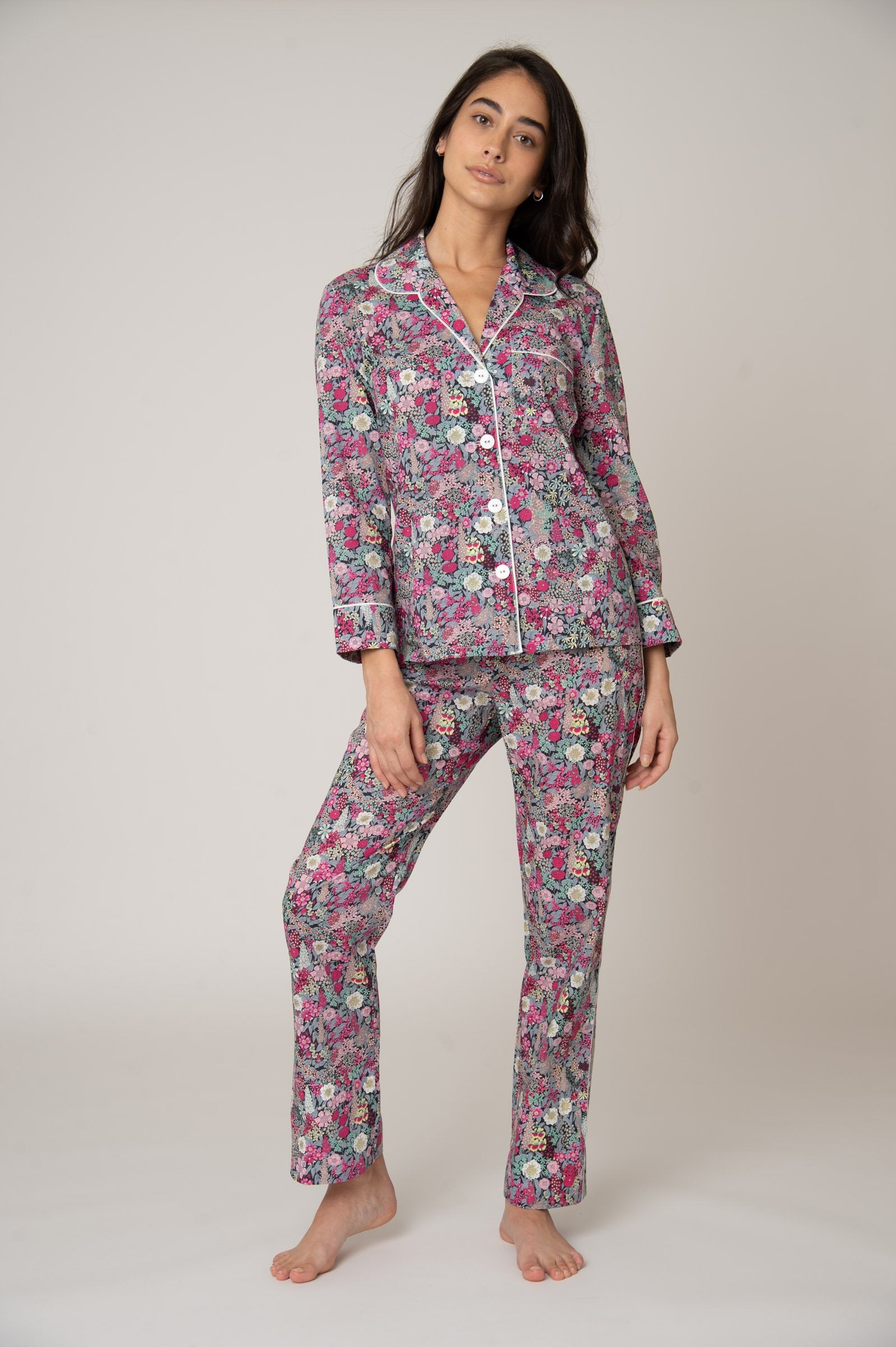 Katro Broad Beach Cotton Pajama Set Ciara
