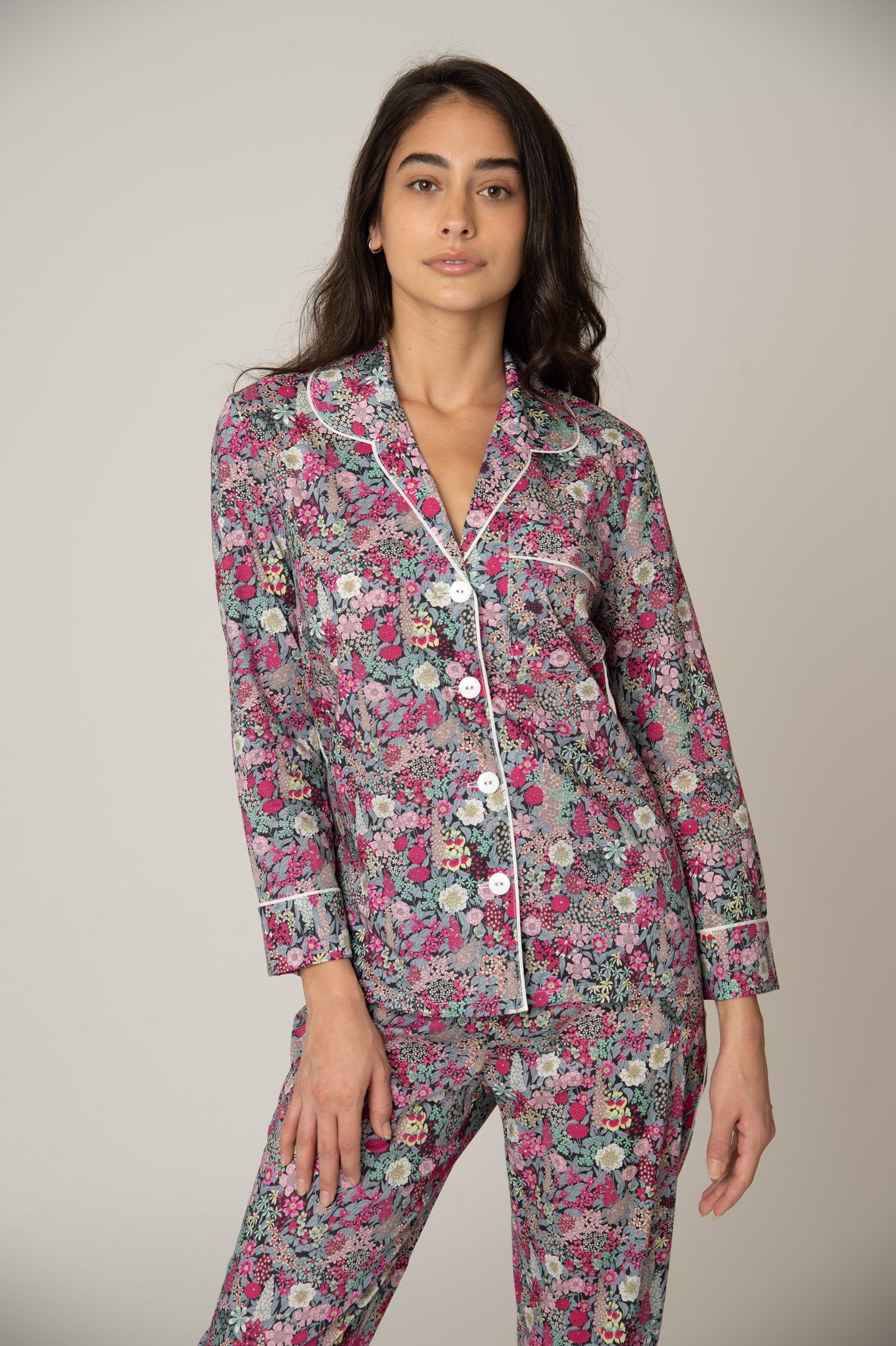 Katro Broad Beach Cotton Pajama Set Ciara