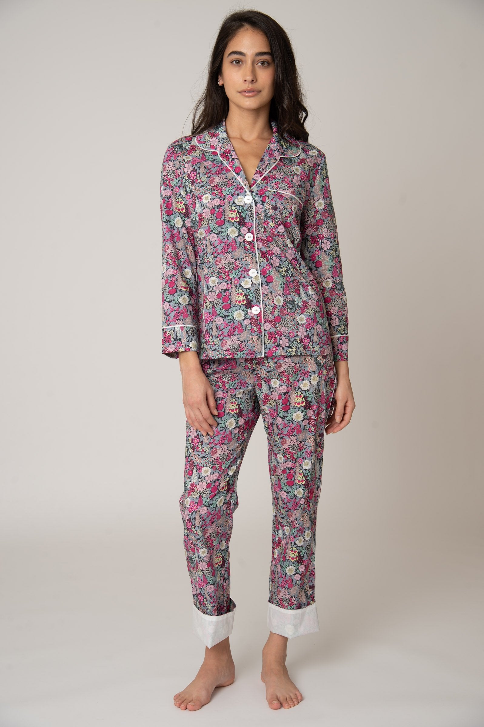 Katro Broad Beach Cotton Pajama Set Ciara