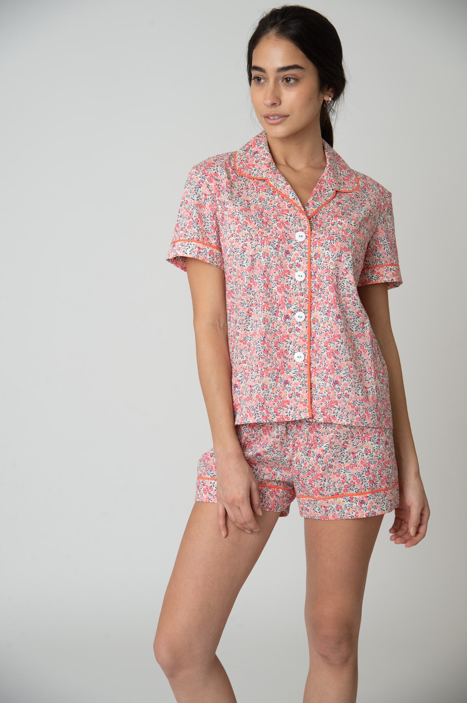 Katro Latigo Pajama Shorts Set Wiltshire